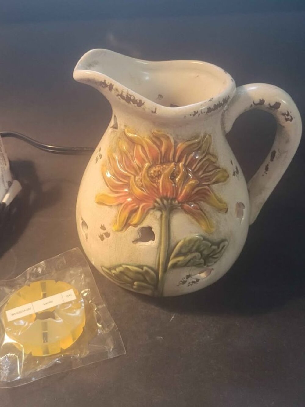 Westinghouse Scenterrific Decorative Sunflower Pitcher Fragrance Warmer